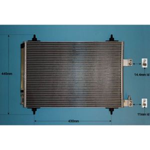 Condenser (AirCon Radiator) Citroen C5 2.0 HDi Diesel (Mar 2001 to Dec 2001)