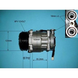 Compressor (AirCon Pump) Citroen Berlingo 1.1 Petrol (Jun 1997 to 2023)