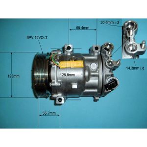 Compressor (AirCon Pump) Citroen C5 2.0 HDi Diesel (Jan 2006 to Feb 2008)