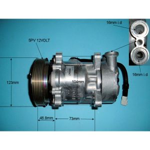 Compressor (AirCon Pump) Citroen Berlingo 1.4 Petrol (Jul 1999 to Nov 2002)