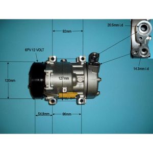 Compressor (AirCon Pump) Citroen Berlingo 1.6 HDi Diesel (Jul 2005 to Apr 2008)