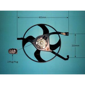 Radiator Cooling Fan Citroen C3 1.4 Petrol (Nov 2009 to Apr 2014)