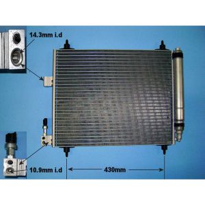 Condenser (AirCon Radiator) Citroen C5 2.0 HDi DW10CTED4 Diesel (Nov 2008 to Oct 2009)