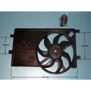 Radiator Cooling Fan Citroen Nemo 1.3 HDi Diesel (Oct 2010 to 2023)