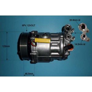 Compressor (AirCon Pump) Citroen C5 3.0 TD Diesel (Apr 2009 to 2023)