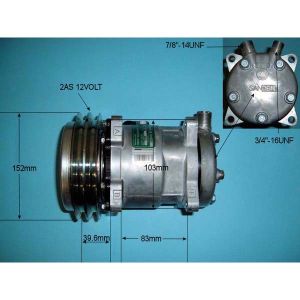 Compressor (AirCon Pump) Claas Dominator 8 Series Combine 98 Diesel Manual (1990 to 2023)