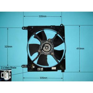 Condenser Cooling Fan Daewoo Leganza 2.0 Petrol (Jun 1997 to Dec 2002)