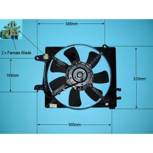 Condenser Cooling Fan Daewoo Matiz 1.0 Petrol (Jan 2003 to Jan 2005)