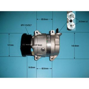 Compressor (AirCon Pump) Daewoo Lacetti 1.4 Petrol (Feb 2004 to Jan 2005)