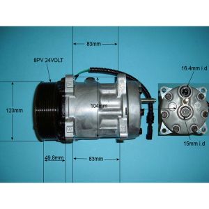 Compressor (AirCon Pump) Daf Truck LF FA 4460 Diesel (May 2013 to 2023)