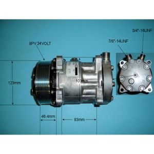 Compressor (AirCon Pump) Dennis Elite 2  Diesel (May 2003 to 2023)