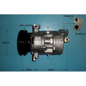 Compressor (AirCon Pump) Fiat Doblo 1.6 16v Petrol (Feb 2004 to 2023)