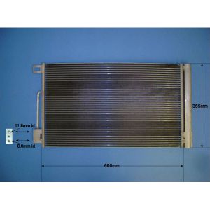 Condenser (AirCon Radiator) Fiat Punto Evo (08-12) 1.2 Petrol (Oct 2009 to Feb 2012)