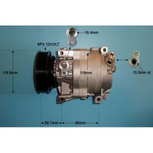 Compressor (AirCon Pump) Fiat Coupe 1.8 16v Petrol (May 1998 to Aug 2000)