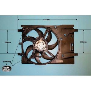 Radiator Cooling Fan Fiat Qubo 1.4 Petrol (Sep 2008 to 2023)