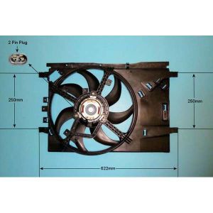 Radiator Cooling Fan Fiat Punto / Grande Punto (06- ) 1.2 16v Petrol (Jan 2006 to 2023)