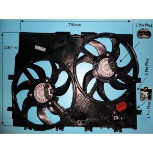 Radiator Cooling Fan Fiat Ducato MK4 3.0 JTD Diesel (Jul 2006 to 2023)