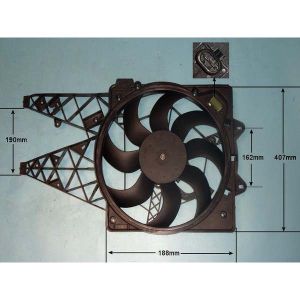 Condenser Cooling Fan Fiat Doblo 1.4 Natural power Petrol (Feb 2010 to 2023)