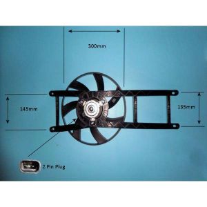 Radiator Cooling Fan Fiat Panda 1.1 Petrol (Oct 2006 to 2023)