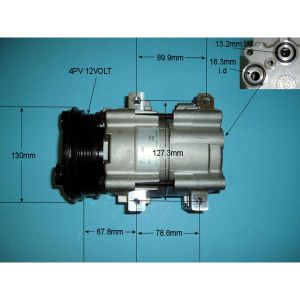 Compressor (AirCon Pump) Ford Scorpio 2.9 V6 Petrol (Oct 1994 to Nov 1998)