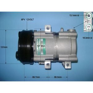 Compressor (AirCon Pump) Ford Couger 2.5 V6 Petrol (Aug 1998 to Apr 1999)