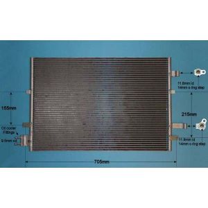 Condenser (AirCon Radiator) Ford Mondeo MK3 (00-06) 1.8 16v Petrol Automatic (Sep 2002 to Aug 2007)
