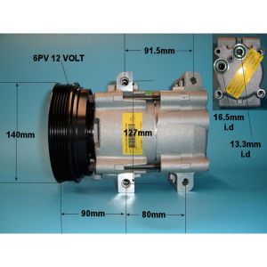 Compressor (AirCon Pump) Ford Courier 1.8 Petrol (Apr 1996 to Oct 1999)