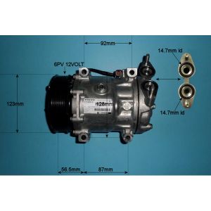 Compressor (AirCon Pump) Ford C-Max 1.6 TDCI Diesel (Feb 2007 to Dec 2010)