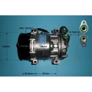 Compressor (AirCon Pump) Ford C-Max 1.6 TDCI Diesel (Feb 2007 to Dec 2010)