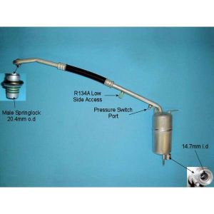 Receiver Drier Ford Mondeo MK3 (00-06) 1.8 Sfi Petrol Automatic (Sep 2002 to Apr 2003)