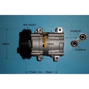 Compressor (AirCon Pump) Ford Courier 1.3 Petrol (Feb 1996 to 2023)
