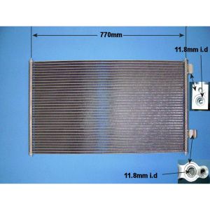Condenser (AirCon Radiator) Ford Transit Connect/Grand Connect 1.8 16v Petrol (Jun 2002 to Jan 2007)
