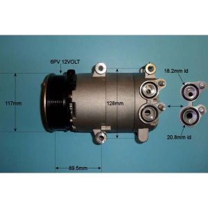 Compressor (AirCon Pump) Ford C-Max 1.6 EcoBoost Turbo Petrol (Dec 2010 to 2023)