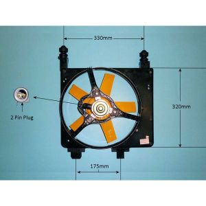 Radiator Cooling Fan Ford Fiesta 95-02 1.25 Zetec Petrol (Aug 1995 to Jan 2002)