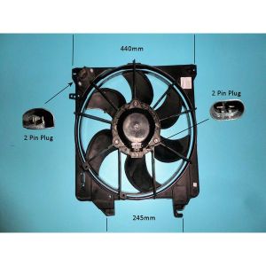 Radiator Cooling Fan Ford Transit Connect/Grand Connect 1.8 DI Diesel (Jan 2007 to Dec 2013)