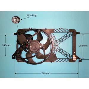 Radiator Cooling Fan Ford Transit / Transit Torneo -2014 2.2 D MK7 FWD Diesel (Jul 2006 to Oct 2007)