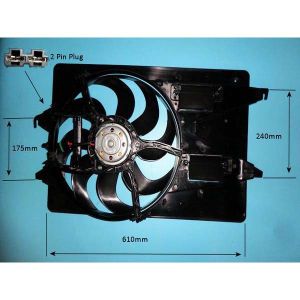 Radiator Cooling Fan Ford Mondeo MK3 (00-06) 2.2 Tdci Diesel Automatic (Aug 2004 to Aug 2007)