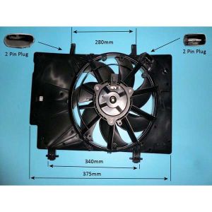 Radiator Cooling Fan Ford B-Max 1.6 Ti Petrol (Aug 2016 to 2023)