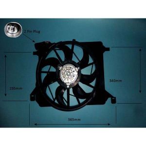 Radiator Cooling Fan Ford Focus 2 1.4 16v Petrol (Oct 2008 to Sep 2012)