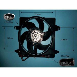 Radiator Cooling Fan Ford KA 1.3 Petrol (Nov 2002 to Nov 2008)