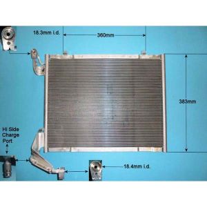 Condenser (AirCon Radiator) Ford Fiesta 08- 1.0 EcoBoost Petrol (Feb 2013 to Aug 2016)