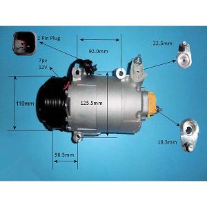 Compressor (AirCon Pump) Ford C-Max 2.0 TDCi Diesel (Mar 2015 to 2023)