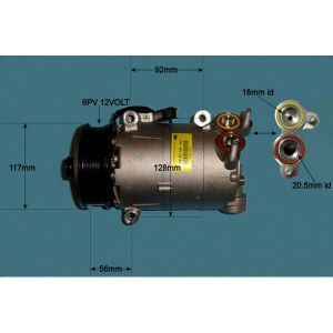 Compressor (AirCon Pump) Ford C-Max 2.0 TDCI Diesel (Dec 2010 to Mar 2015)