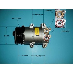 Compressor (AirCon Pump) Ford Fiesta 08- 1.25 Petrol (Jul 2011 to Aug 2012)