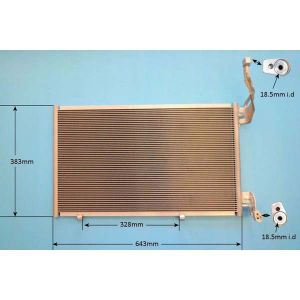 Condenser (AirCon Radiator) Ford Fiesta 08- 1.6 ST Petrol (May 2014 to 2023)