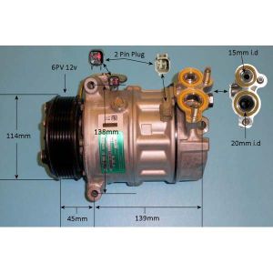Compressor (AirCon Pump) Ford Focus 3 1.6 TDCi Diesel (Oct 2014 to 2023)
