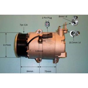 Compressor (AirCon Pump) Ford Transit V363 13- 2.2 TDCi 4X4 Diesel Automatic (Aug 2013 to 2023)