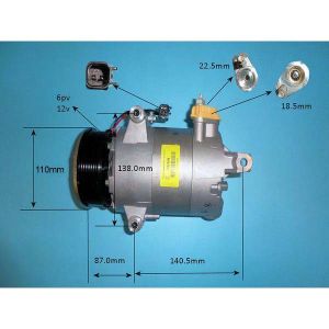 Compressor (AirCon Pump) Ford Transit custom V362 13- 2.2 Tdci FWD Diesel Manual (Apr 2012 to 2023)