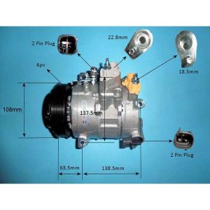 Compressor (AirCon Pump) Ford Galaxy (15- ) 2.0 EcoBlue Diesel (Jul 2018 to 2023)