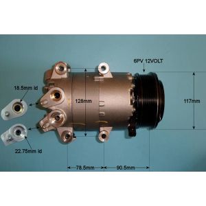 Compressor (AirCon Pump) Ford B-Max 1.4 Petrol (Feb 2013 to Aug 2016)